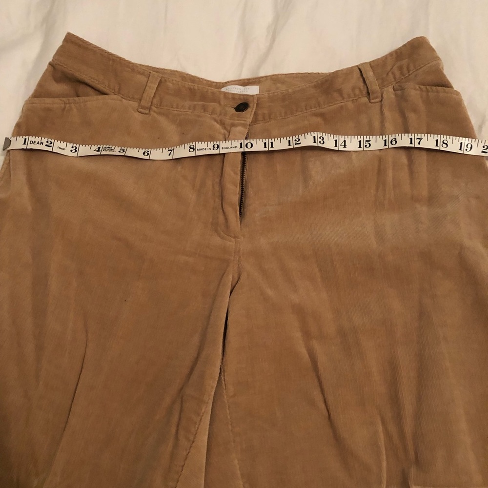 Charter club Allison fit tan corduroy slacks